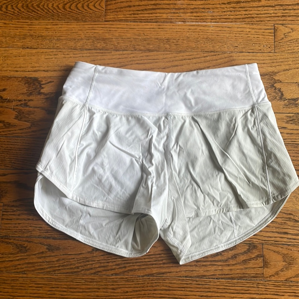 Lululemon Speed up shorts white